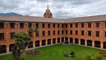 vista aerea del interior del Seminario